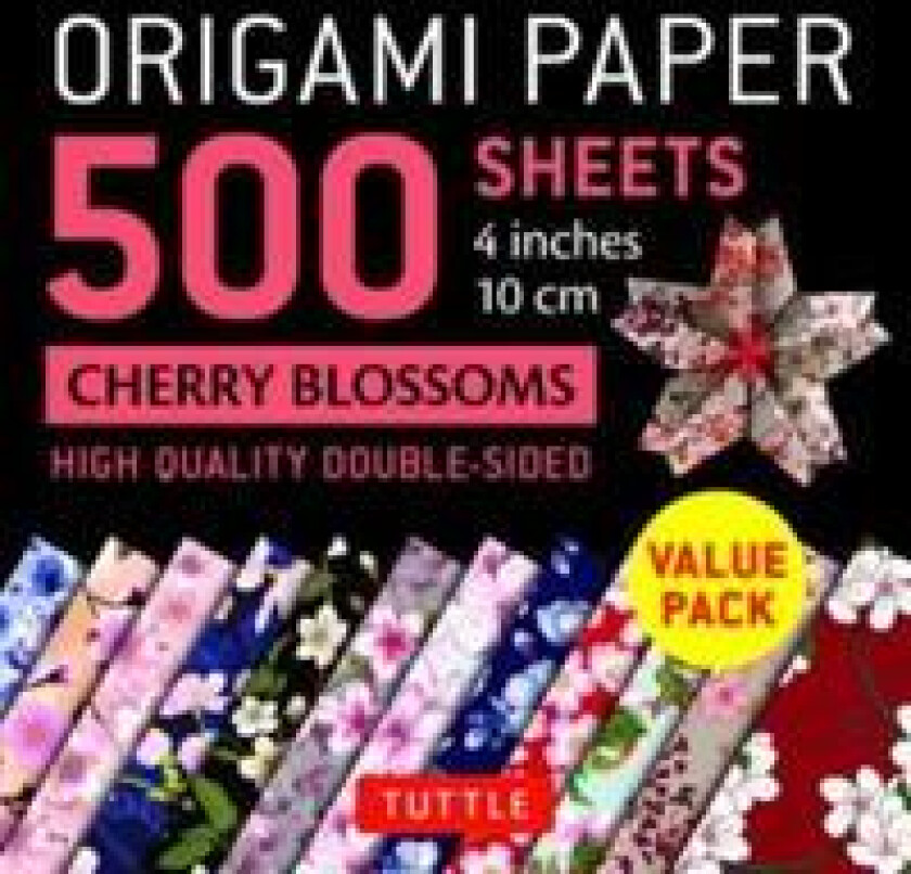 Origami Paper 500 sheets Cherry Blossoms 4' (10 cm)