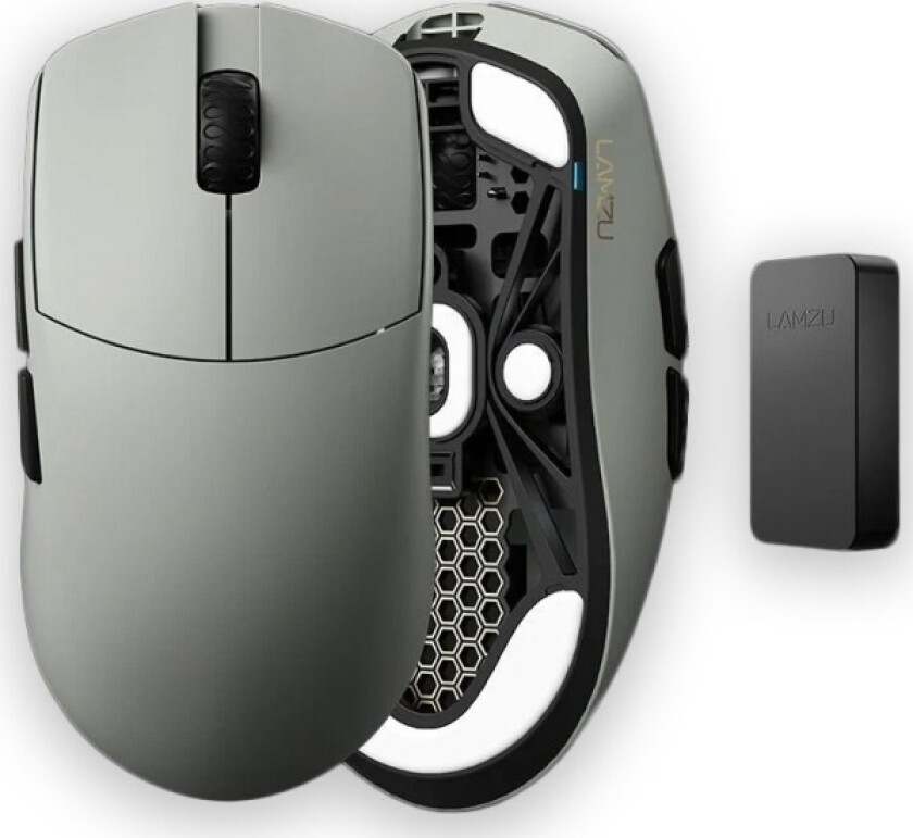 Maya 4K Cloud Grey Trådløs Spillmus Grå