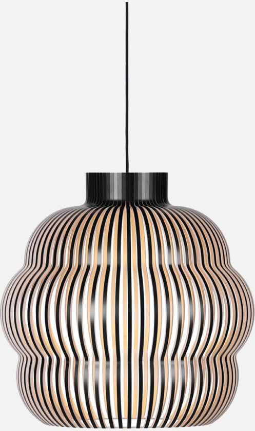 Kumulo taklampe Ø55 - sort