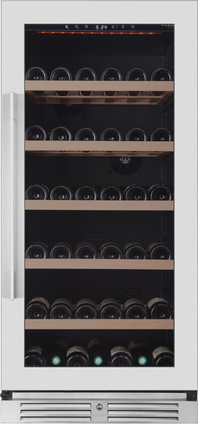 Oppbevaring 130 enkeltsone rustfritt stål - Vinskap