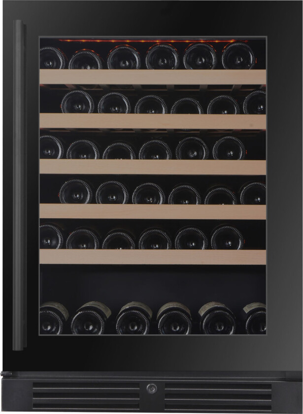 Kjøkkenkolleksjon 60 enkeltsone svart - Vinskap