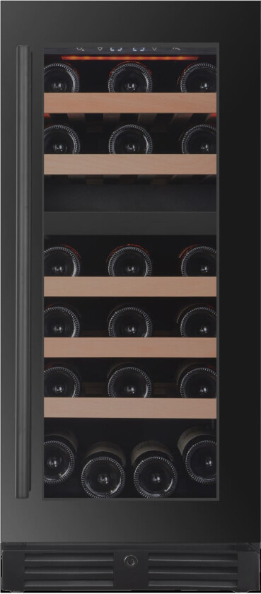 Kjøkkenkolleksjon 40 dubbelzon svart - Vinskap