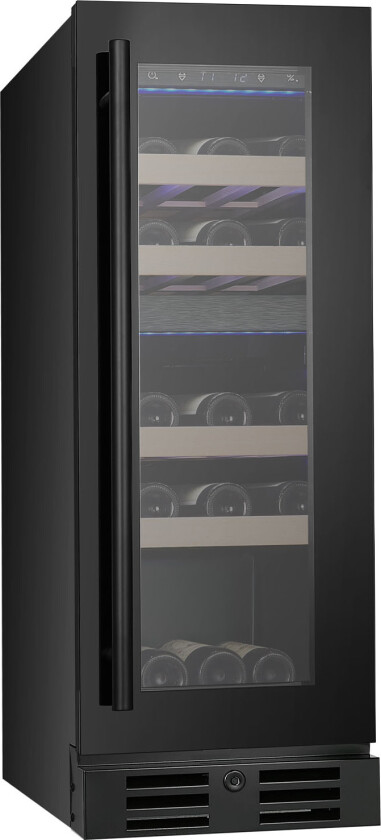 Kjøkkenkolleksjon 30 dubbelzon svart - Vinskap