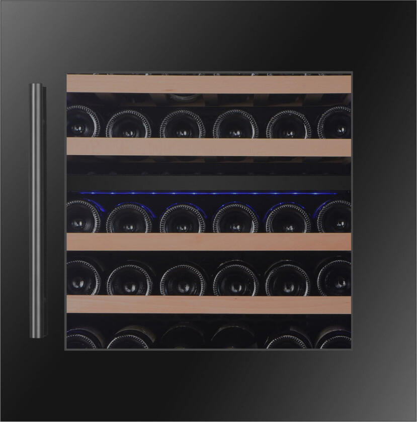 Kjøkken innebygd 60 dubbelzon svart - Vinskap