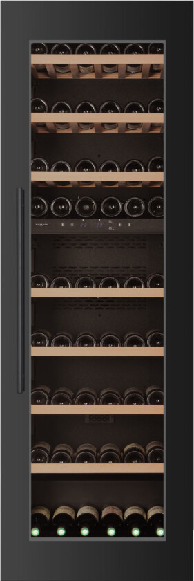 Kjøkken innebygd 180 dubbelzon svart - Vinskap