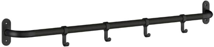 Bilde av Hallway Kroklist 4-kroker Svart