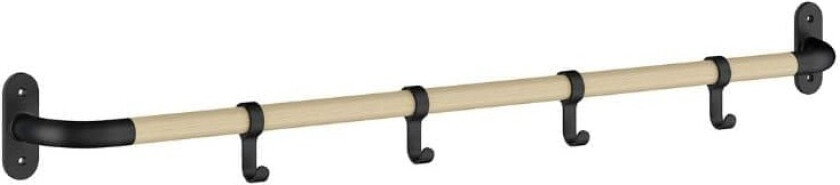 Hallway Kroklist 4-kroker Bøk/svart