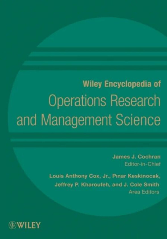 Bilde av Wiley Encyclopedia of Operations Research and Management Science, 8 Volume Set