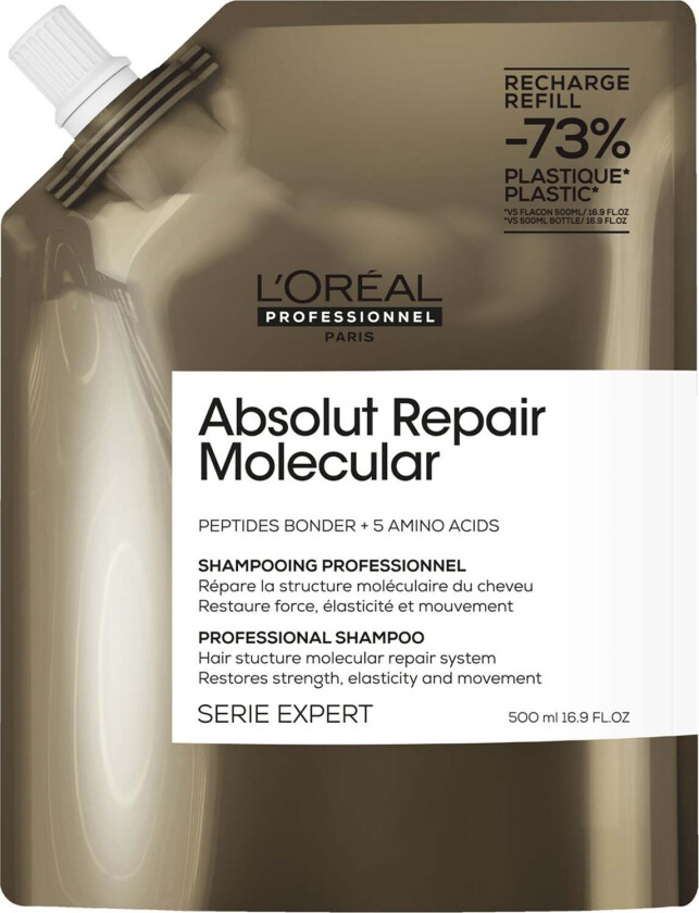 Absolut Repair Molecular Shampoo Refill - 500 ml Refill