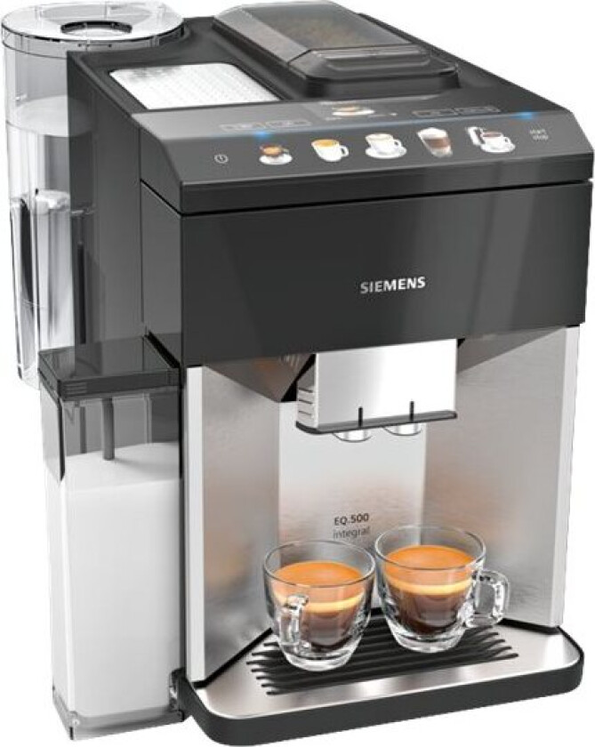 Eq.500 Integral Tq507d03 - Automatisk Kaffemaskin Med Melkeskummer - 15 Bar - Rustfritt Stål