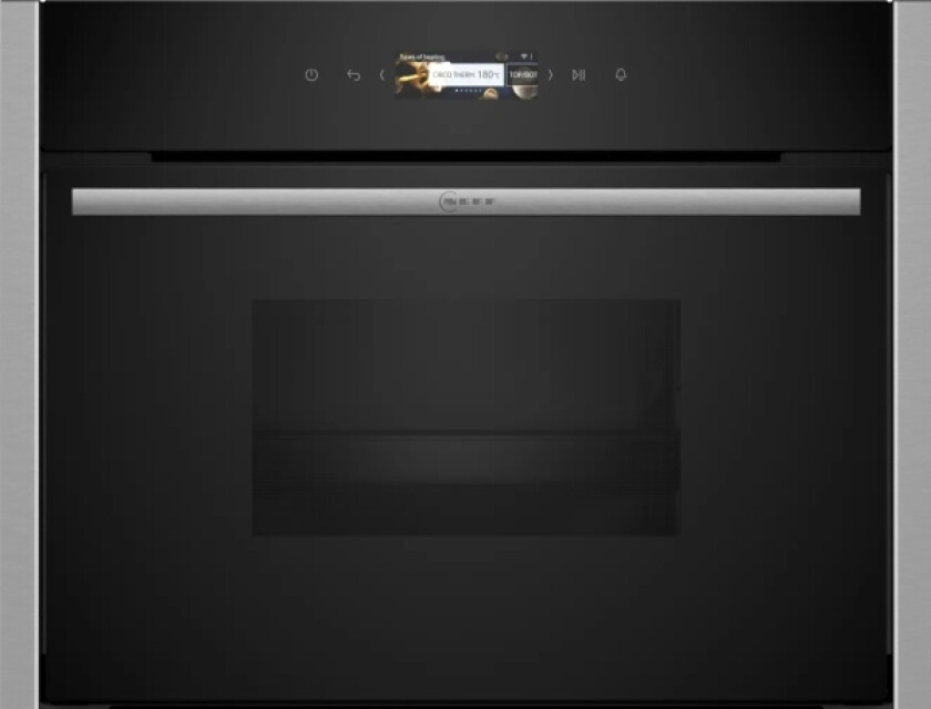 C24dr1xn0, Liten, 38 L, 30 - 100 °C, Rustfritt Stål, Berøringskontroll, Toppen Foran