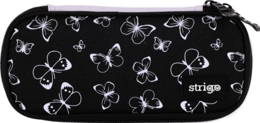 Teka Pennal Rektangulært Skolepenal Butterflies Strigo