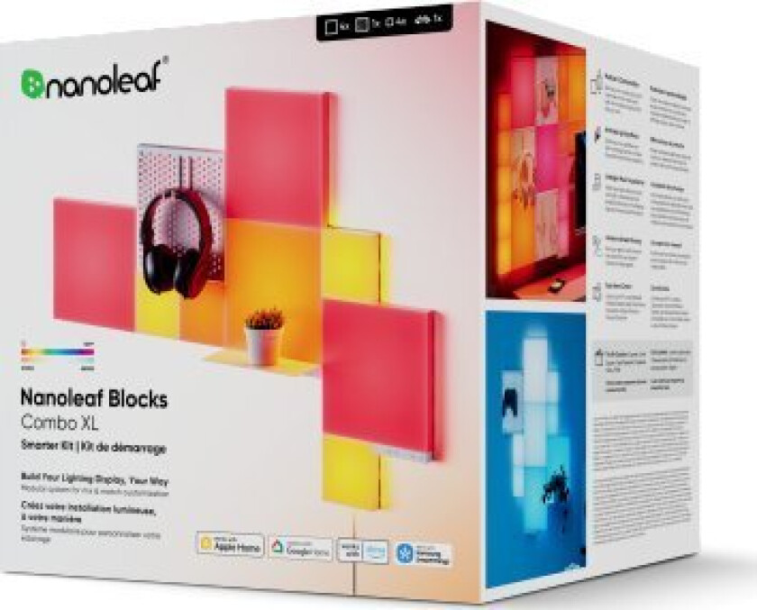 Blocks Combo Starter Kit - Panele Swietlne (10 Sztuk, 1 Kontroler)