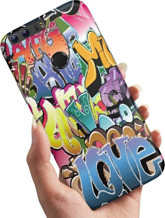 Huawei Honor 8 - Deksel/Mobildeksel Graffiti
