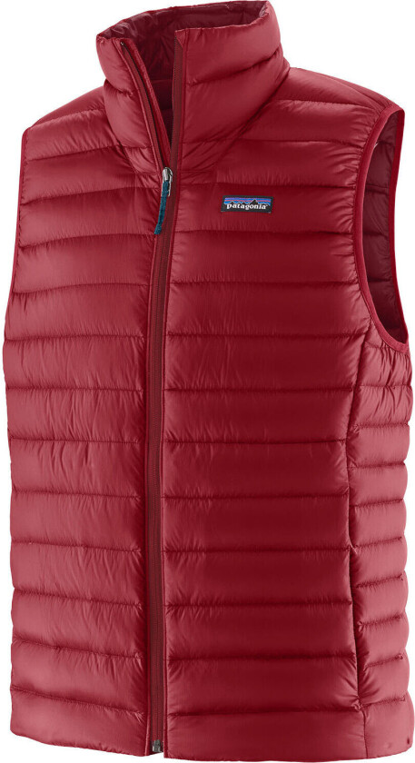 M'S Down Sweater Vest Wax Red M