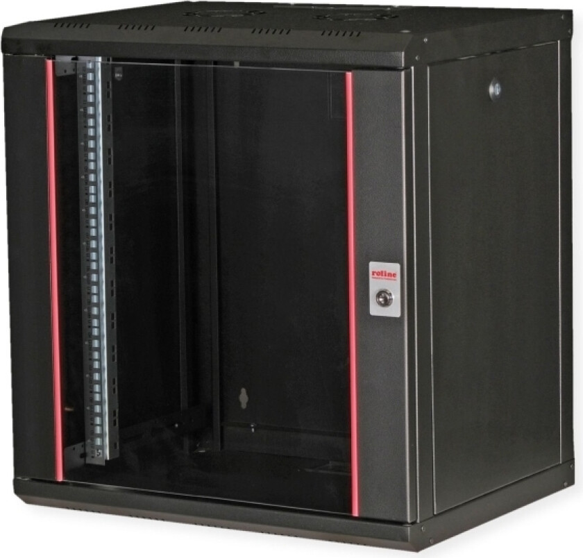 Roline 19 Tommers Vegghus Pro 12 He 600X450 Bxd Svart - Vegghus (26.21.0174)