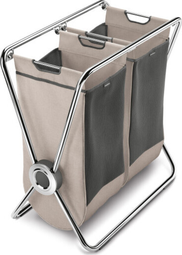 Dobbel X-ramme skittentøyskurv