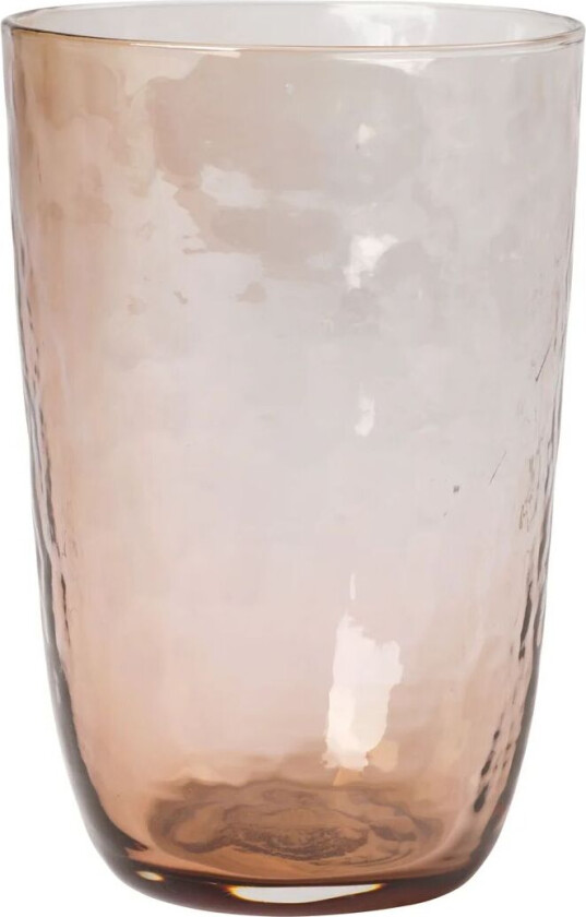 Bilde av Hammered vannglass 50 cl Brun