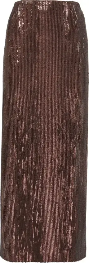 Dame, Skjørt, Brun, L