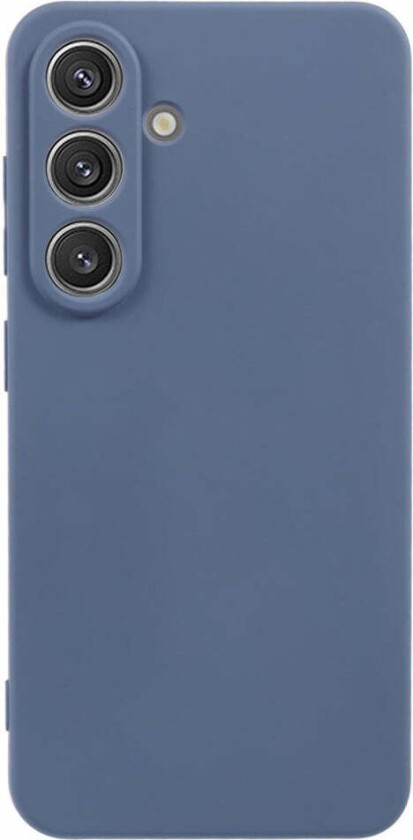 Samsung Galaxy S25 Mykt Plastdeksel - Ripebeskyttelse med Fiberforing - Blå