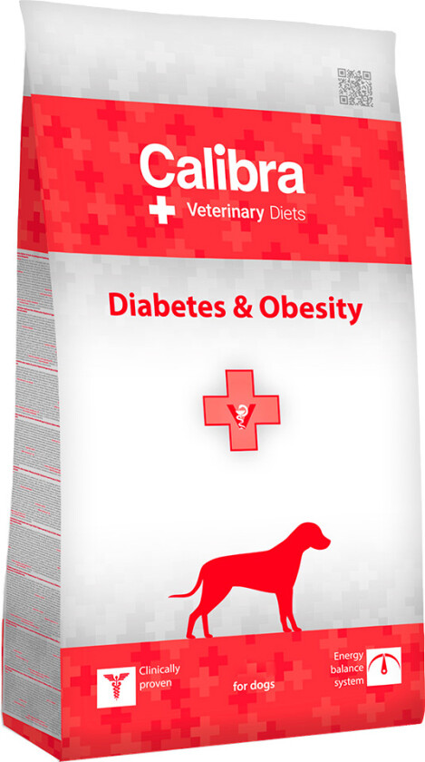 Veterinary Diet Hundediabetes og fedme med fjærfe - 12 kg