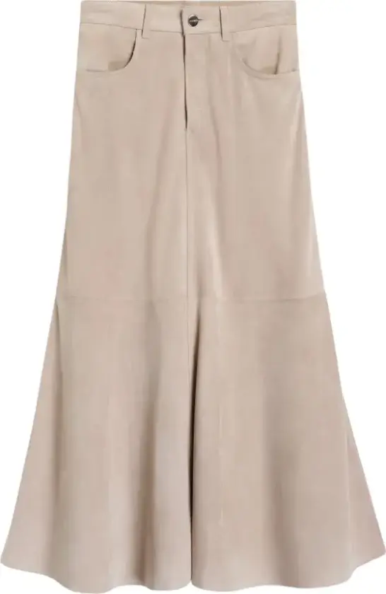 Dame, Skjørt, Beige, S