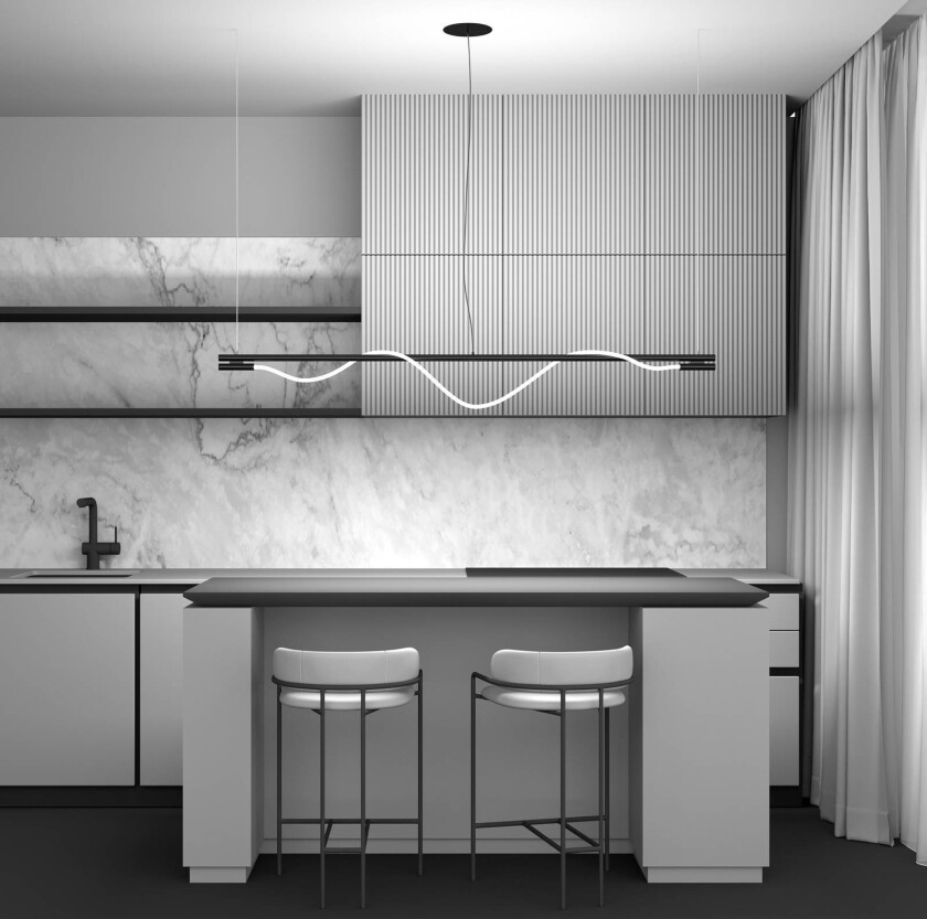 LED-vegglampe Tau, gullfarget, høyde 84 cm, aluminium