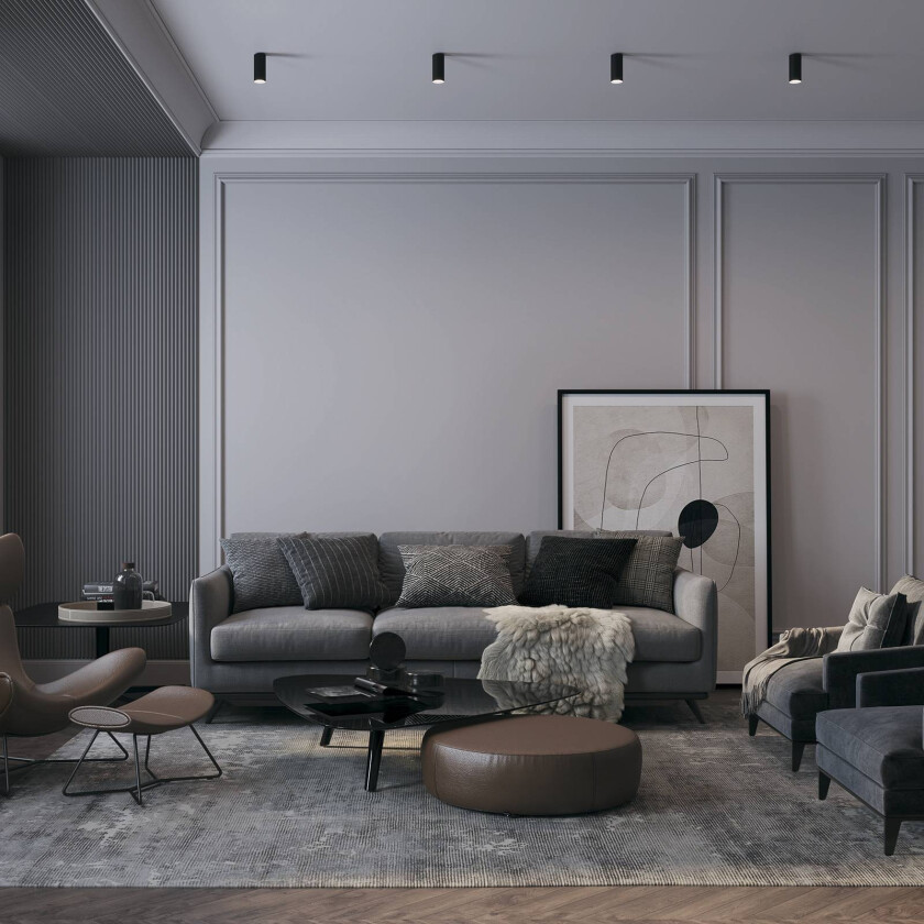 Focus downlight, svart, Ø 5,2 cm, aluminium, GU10