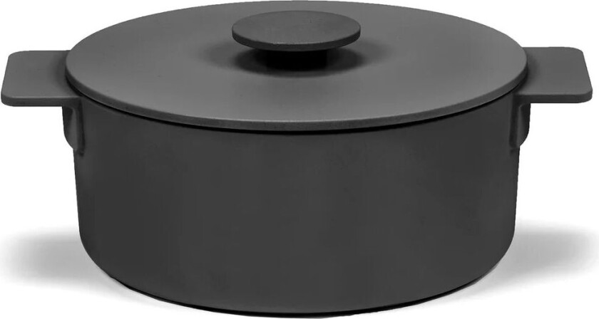 Surface støpejernsgryte svart 3 L