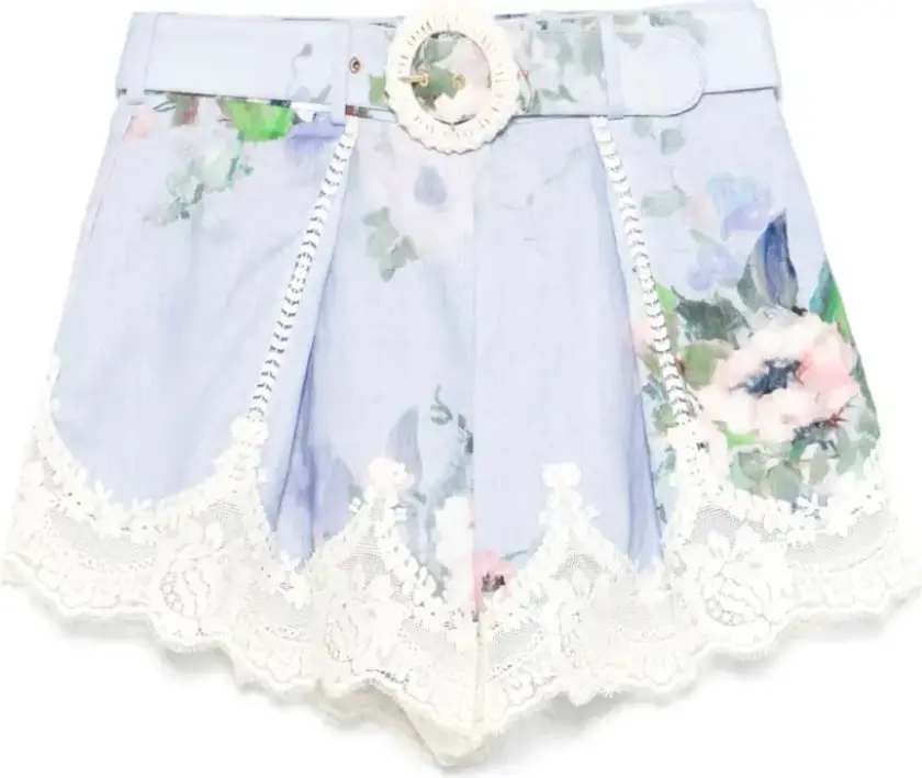 Dame, Shorts, Blå, XS