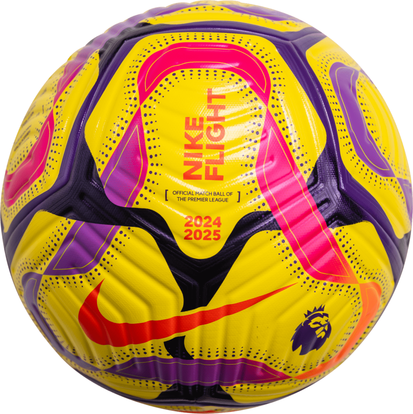 Premier League Flight - 24/25, fotball Yellow/Disco Purple/