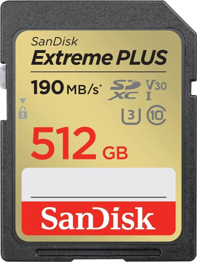 Extreme Plus SD - 190MB/s - 512GB