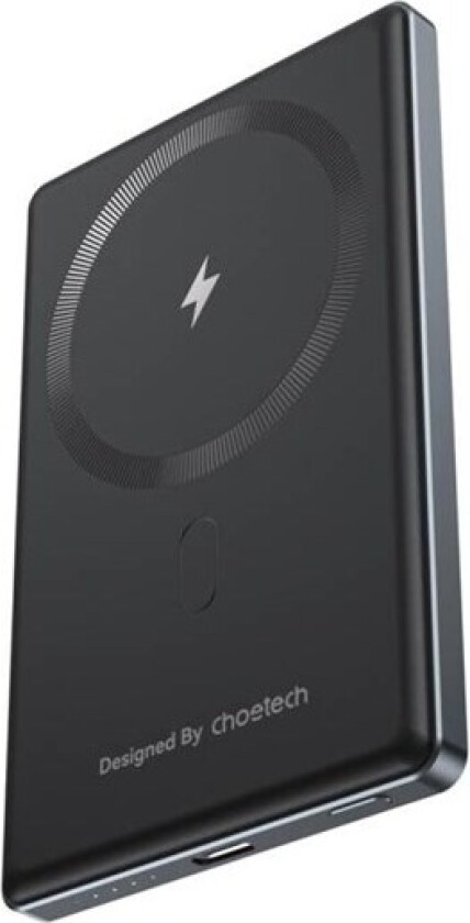 powerbank B738 5000mAh 20W PD thin (black) Nødlader - Svart - 5000 mAh
