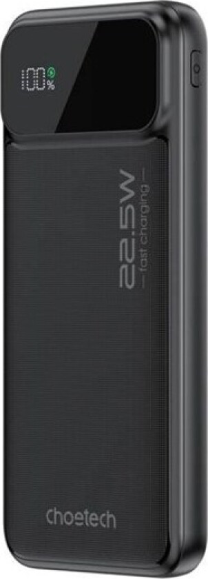 Powerbank B728 10000mAh 22.5W PD (black) Nødlader - Svart - 10000 mAh