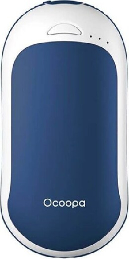 HotPal PD 5000 mAh hand warmer with powerbank function USB-C white-blue Nødlader - Blue - 5000 mAh
