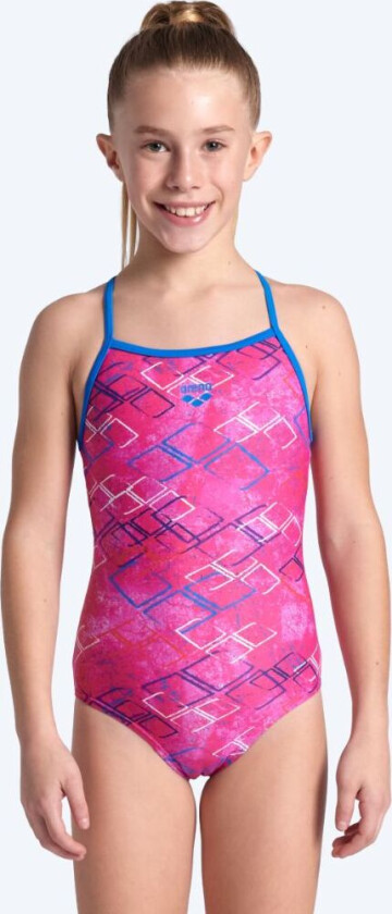 badedrakt til jenter - Daly Light Drop Back - Rosa/lilla