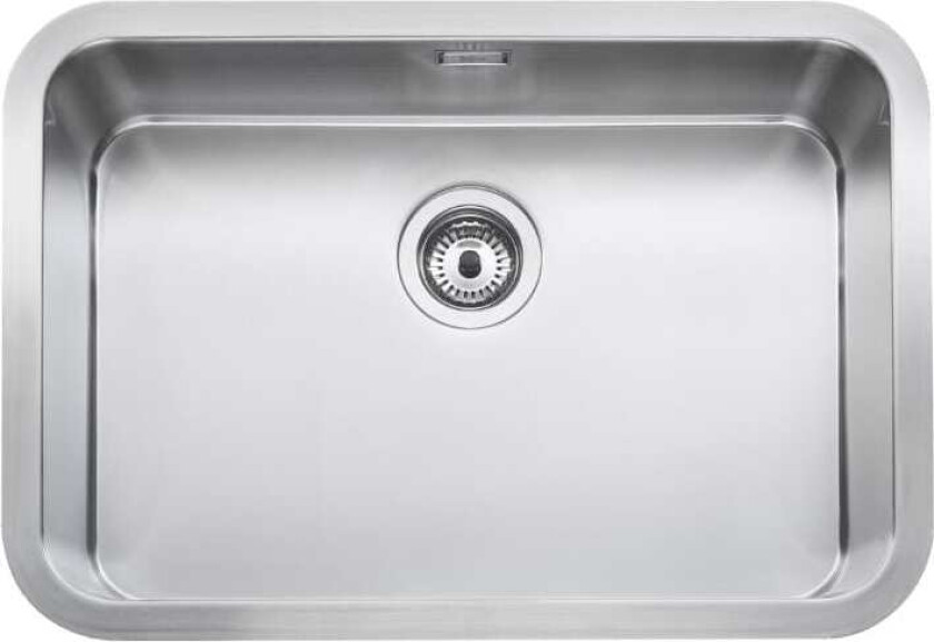 Berlin Kjøkkenvask, Enkel kum Krom / 76cm