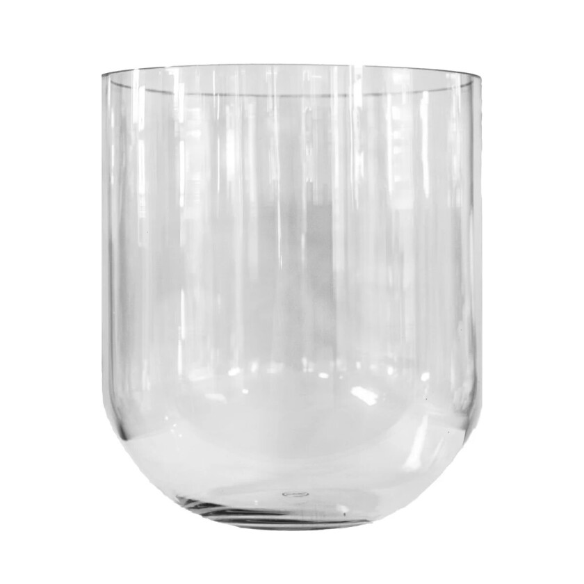 Simple glassvase medium Clear