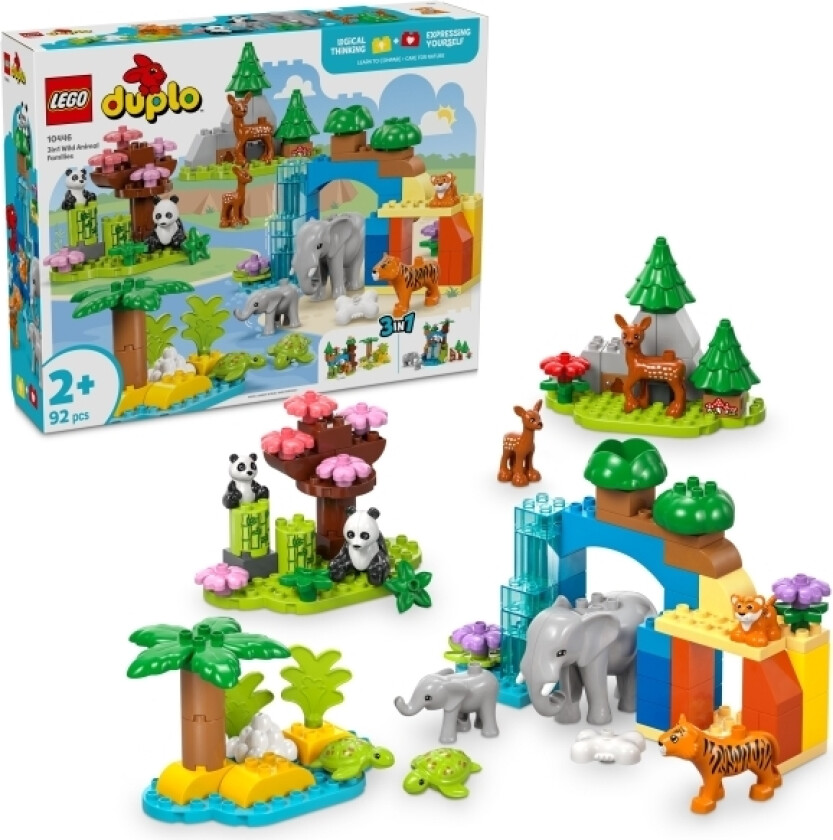Lego Duplo Town 10446 3-I-1 Villdyrfamilier