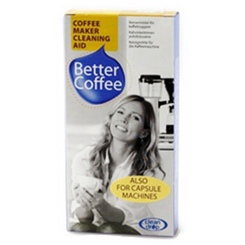 Clean Drop Rengjøringsmiddel til Kaffebryggere 5-pk