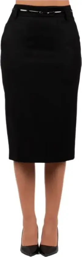 Dame, Skjørt, Svart, XS