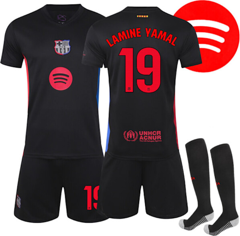 Barcelona Borte Fotballdrakt 2024-2025 Nr. 19 Yama Adult XL