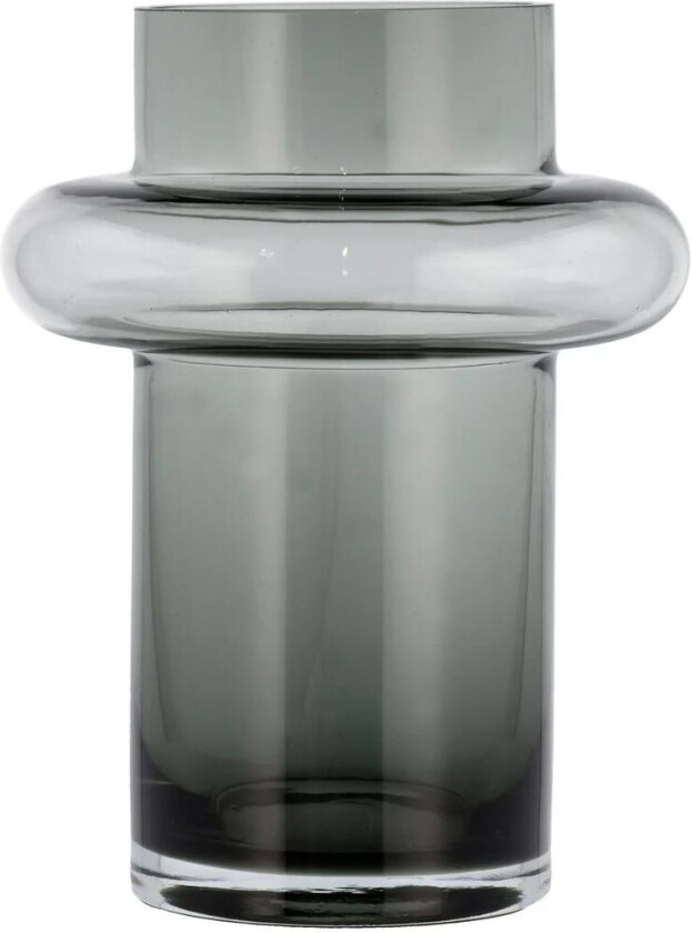 Tube glassvase 20 cm Smoke