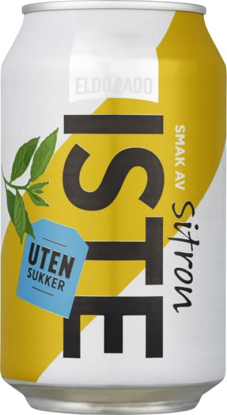 Iste Sitron u/Sukker 0,33l boks