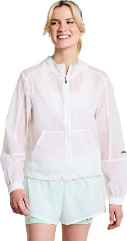 Women's Elevate Packaway Jacket S, White