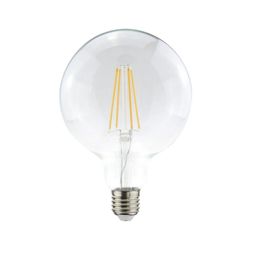 Filament LED 3-trinns dimmering-Globe lyspære klar, med minne, 125MM E27, 7W