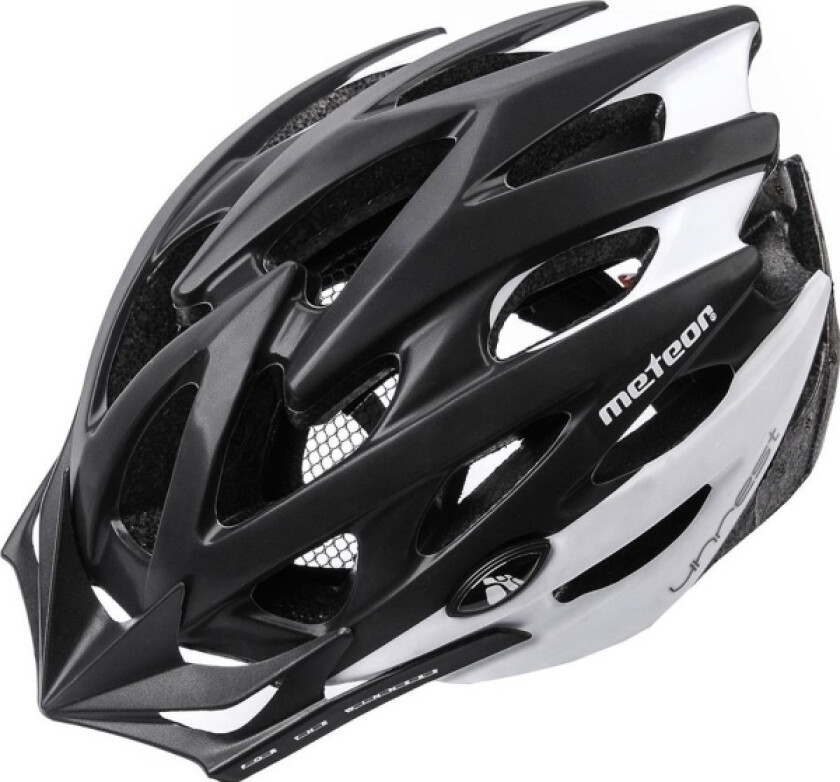 Meteor Meteor Mv29 Unrest Xl Sykkelhjelm 61-63 Cm Svart/Hvit M (55-58 Cm)