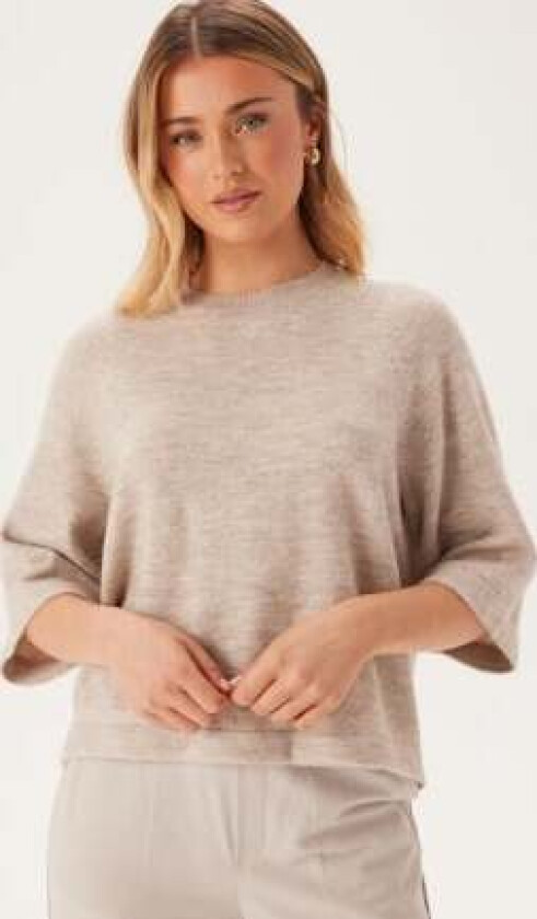 Onlsimoni 3/4 PULLOVER KNT PUL Pumice Stone M