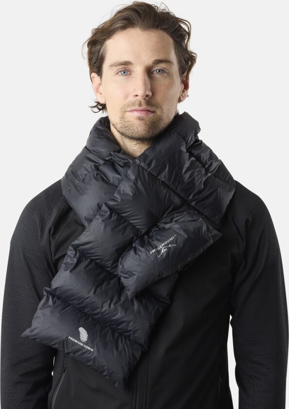 Östersund Down Scarf, Black/Carbon Black, ONESIZE, Løpetilbehør