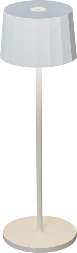 Positano hvit rund USB 2700K/3000K kan dimmes